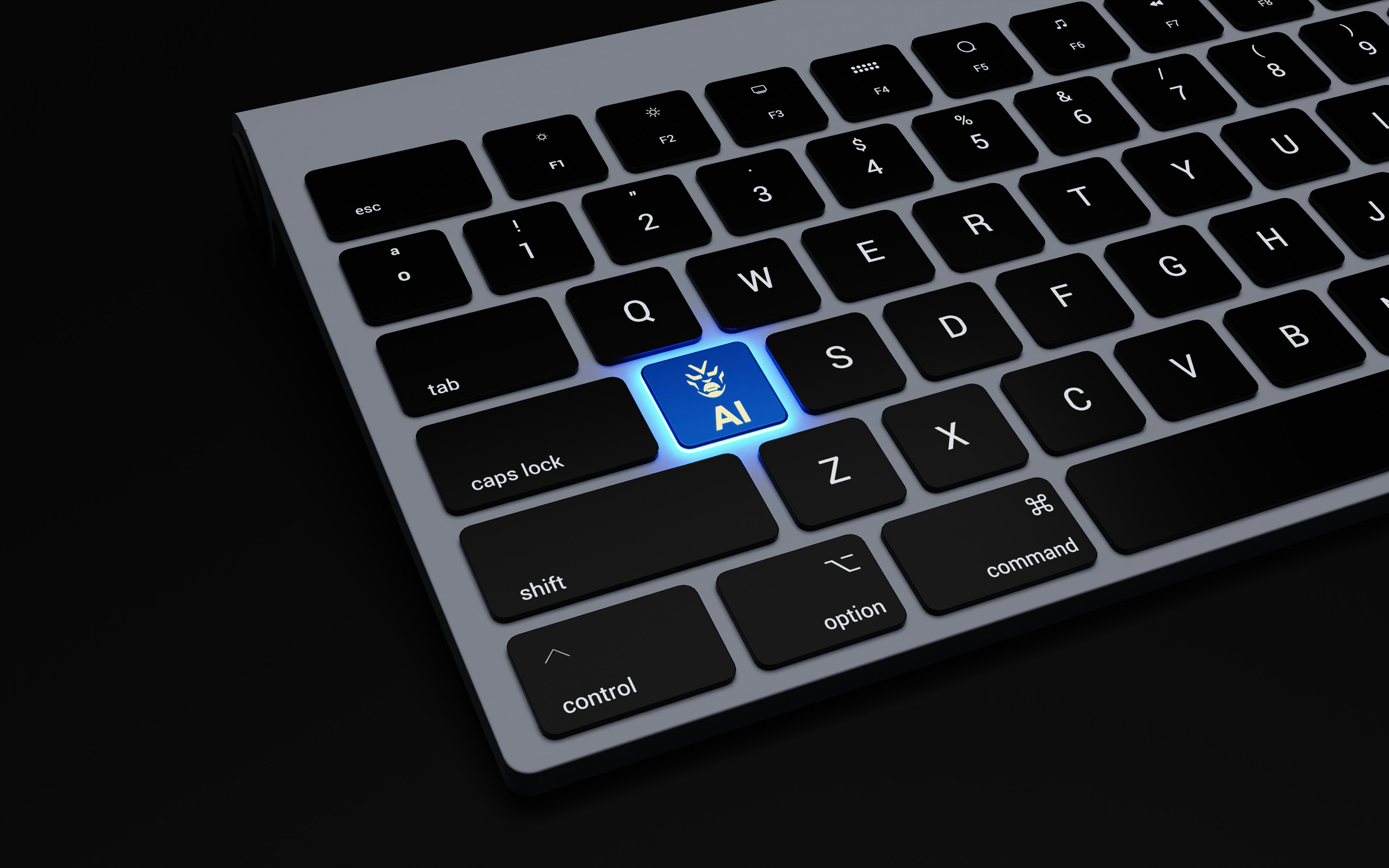a close up of a keyboard on a black surface